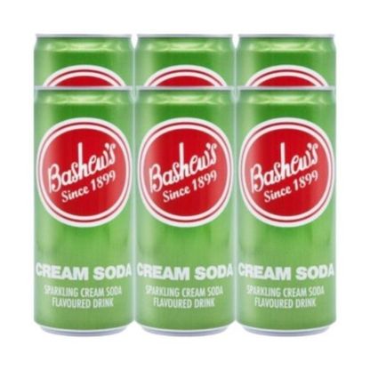 BASHEWS CANS CREAM SODA 6X300ML